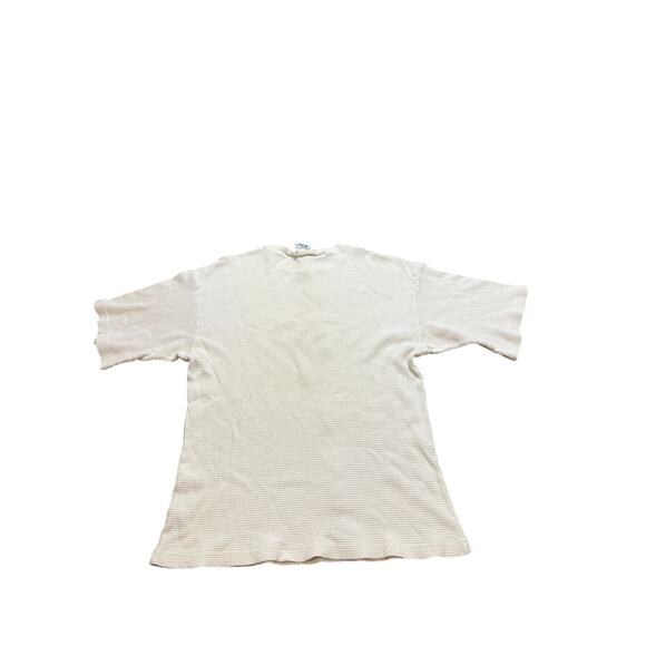 Vintage 80s 90s Sea‎ World Thermal Waffle Knit Shirt Conserve Thru Education - Picture 6 of 10